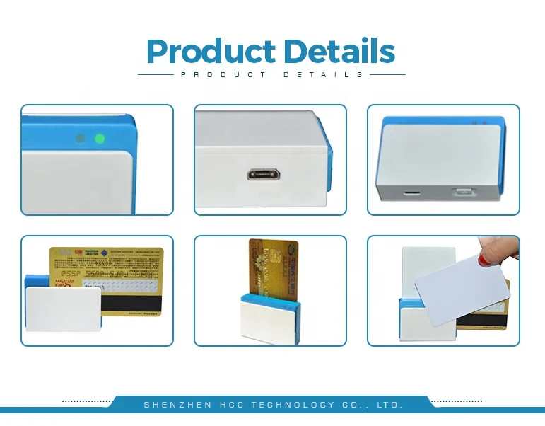  NFC + IC MSR 3 в 1 беспроводной USB Смарт-кардридер MPOS