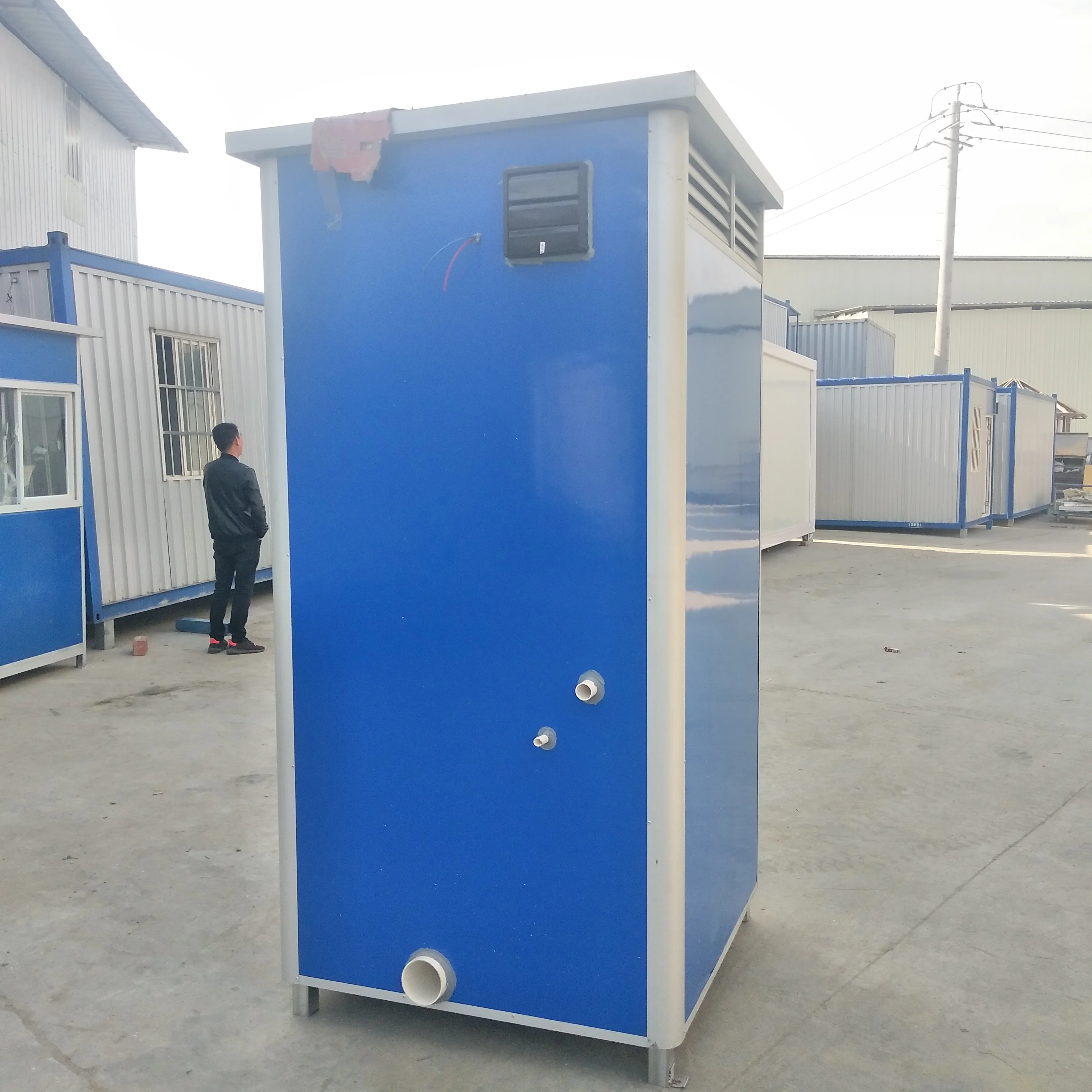 Low Cost Construction Site Mobile Public Prefab Toilet Bathroom Wholesale Portable toilet