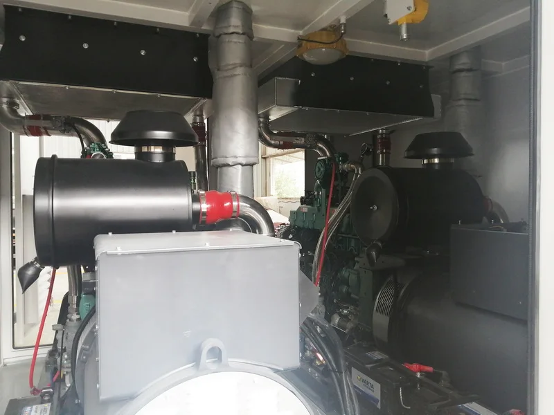 Customized sound proof silent 250KW to 16MW natural gas biogas generator set  and gas powered engined generator