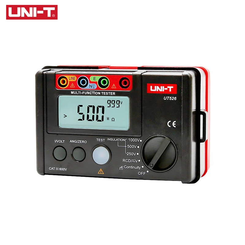 UNI-T UT526 Multifunction Electrical Meter 1000V Display Count 10000 Installation Tester