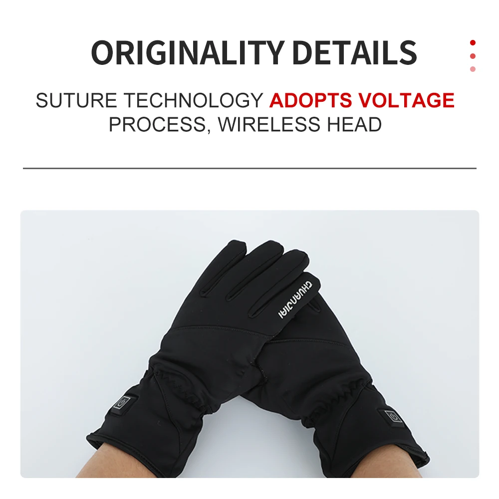 Washable Golf Usb Fingerless Battery 7.4v 1800mah For Heated Gloves