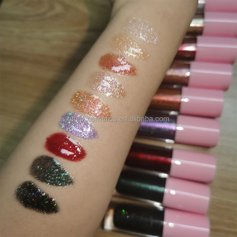 OEM wholesale price chrome lip gloss private label glitter lipgloss