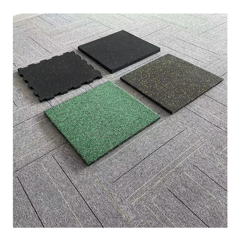 Anti-slip Rubber Tile Flooring School Gym Rubber Flooring 20mm Gym Mat Rubber Flooring
