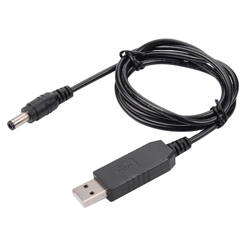  USB-кабель постоянного тока 5 В до 9 в 12 1 А повышающий преобразователь кабель питания 5*2 мм для маршрутизатора светодиодной