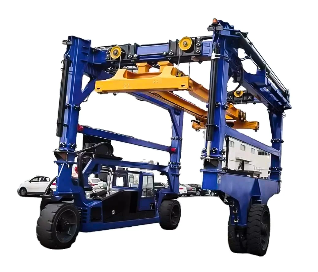 Made In China Tyre Travel Lift mobile crane 20ton -150ton  Straddle Carrier For Installation And Assembly