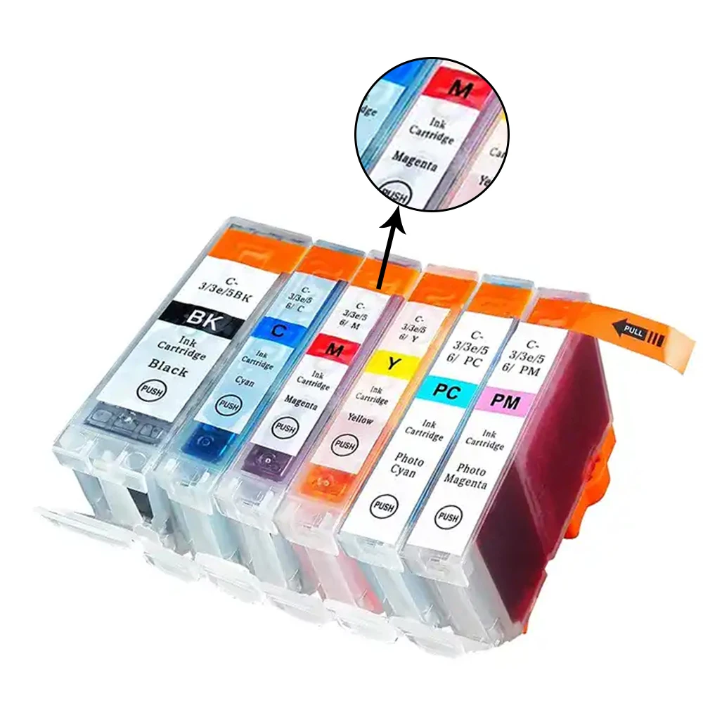 BCI-3eM Цвет Совместимый струйный картридж для Canon BJC 3000 8200 S820 S9000 IP4000 S600
