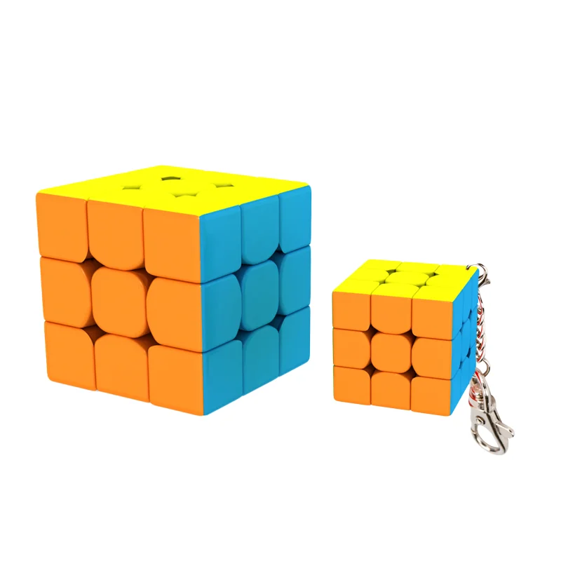 MOYU 3cm 3.5cm Mini KeyChain cube Creative Magic Cube High Quality Puzzle Classic Toys Key Chain