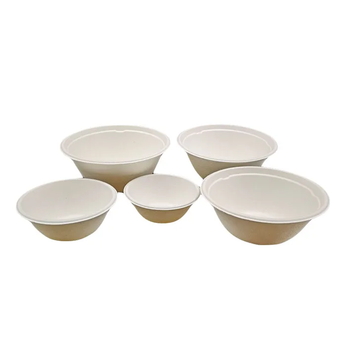 compostable bagasse fiber bowls