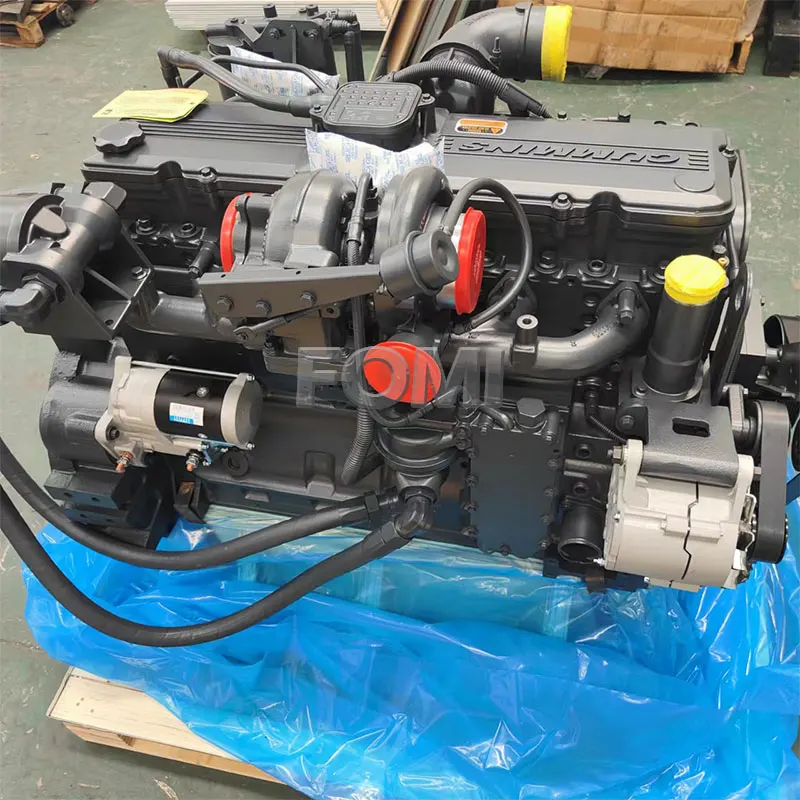 FOMI New  Excavator Parts QSC8.3 Diesel Engine Motor 6D114E-3 6D114-3 Engine Assembly For Cummins QSC8.3 Engine