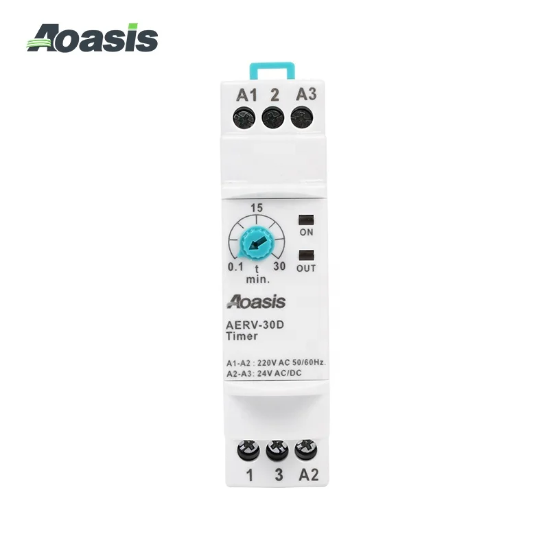 AERV-30D On delay timer  Relay Electronic Adjustable Delay Time Relay 0.1s to 30 minutes