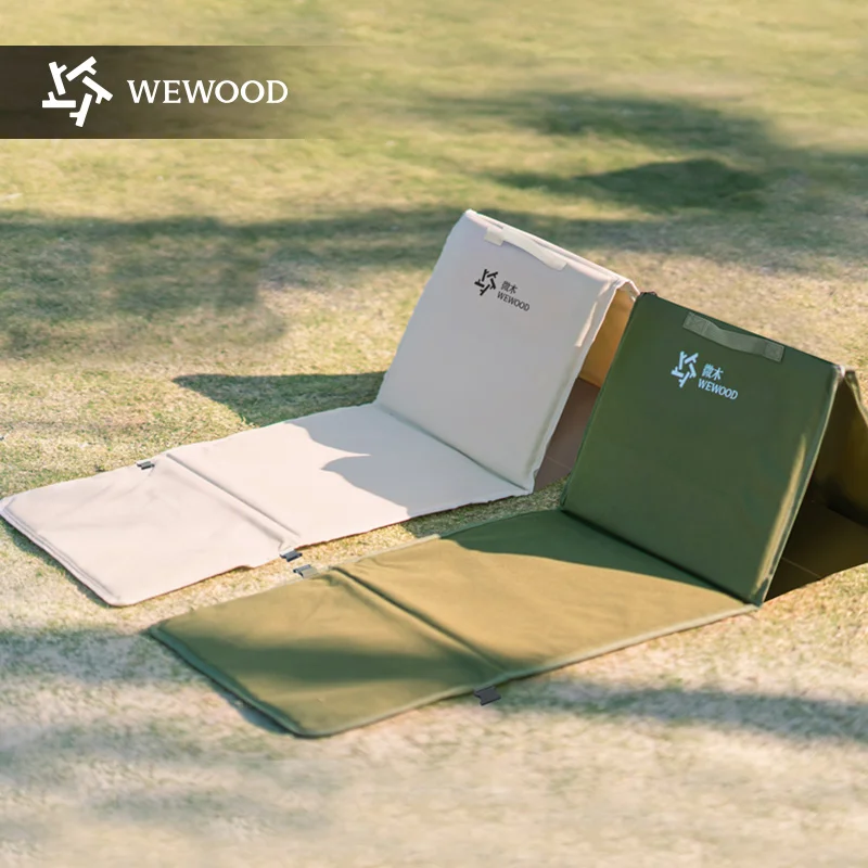 Custom Logo Foldable Beach Lounger Mat Camping Chair 600D Oxford Cloth Sleeping Chair With Backrest