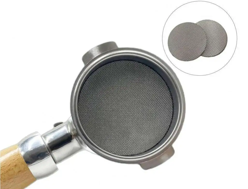 Reusable Mesh Filter 49 51 53.5 54 58 58.5mm  316L Stainless Steel Coffee Puck Screen Metal Mesh Strainer Coffee Filter Disc