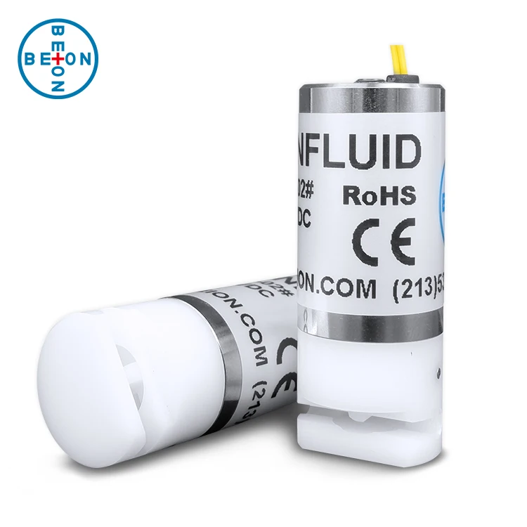 BEION Solenoid Pinch Valve(NC) Laboratory Valve Micro Fluid Control Valve Small Size 2-way 12/24VDC 0-15PSI