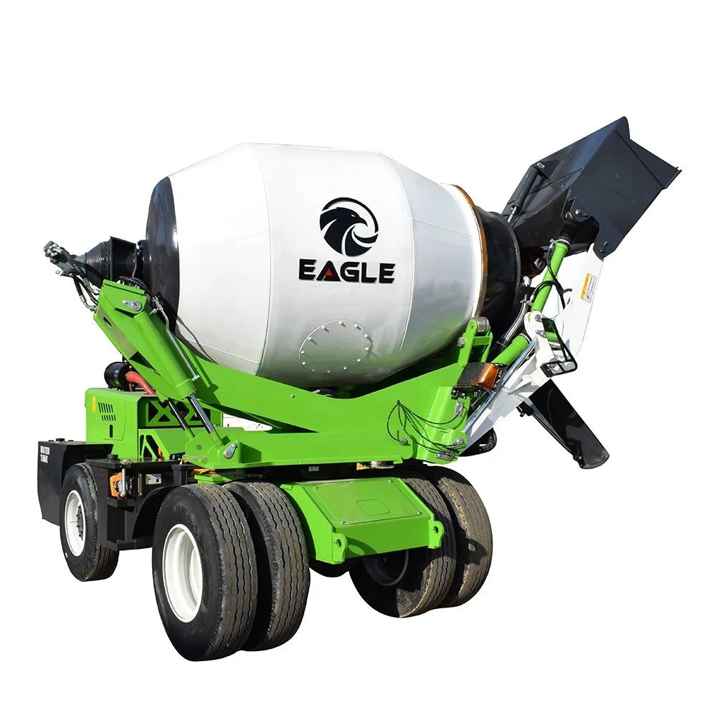 3.5M3  self-loading concrete mixer truck second hand self loading mobile concrete mixer