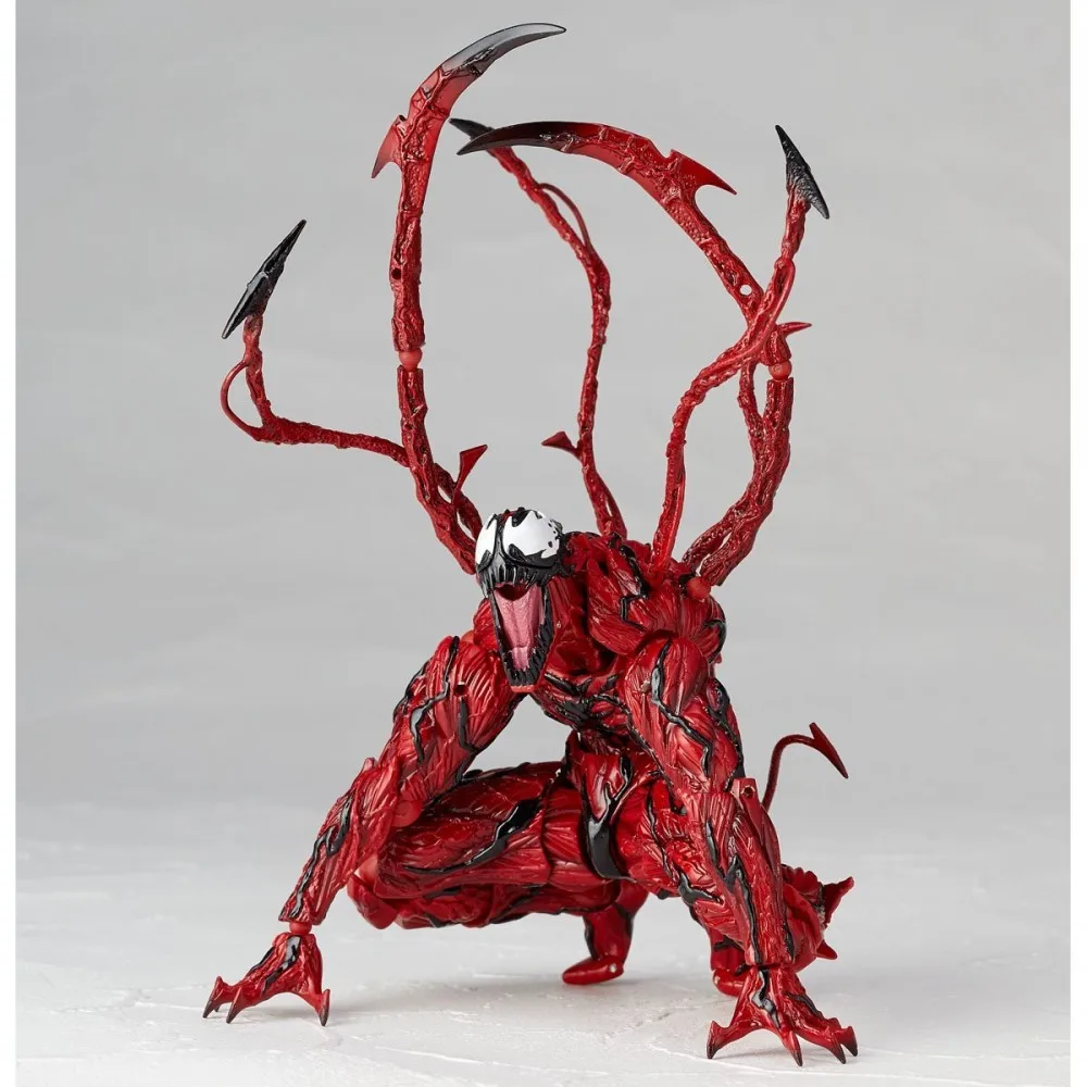 Yamaguchi CARNAGE VENOM Red Action Figure toys Articulated Joints Moveable Vinyl Doll Collection Model