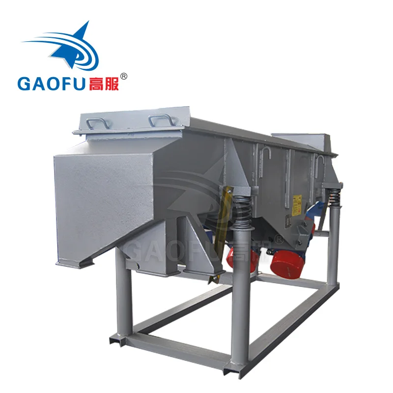 Big capacity industrial granules sieve machine linear vibrating screen sifter for plastic powder recycling