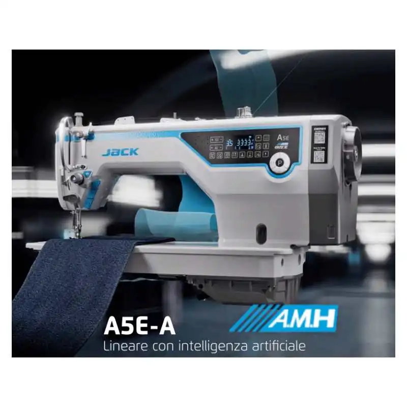 High-quality Jack A5E high-precision stitch automatic trimming high-speed energy-saving industrial lockstitch sewing machine