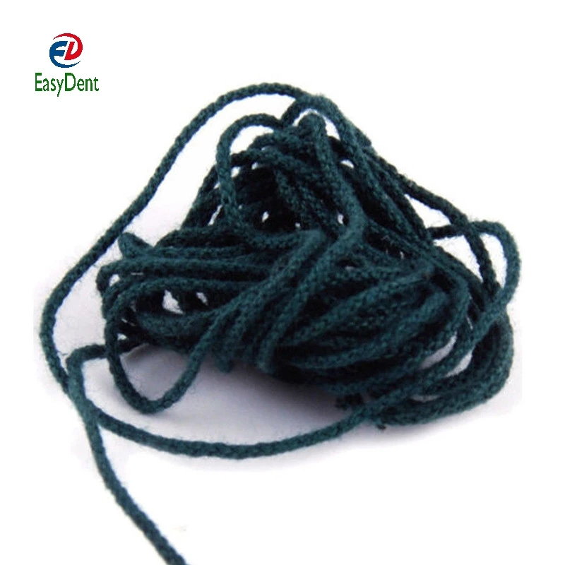 Стоматологический для удаления десны одноразовые вязаный хлопковый Детский свитер из Стоматологическая зубная нить 275 см 10 шт./лот