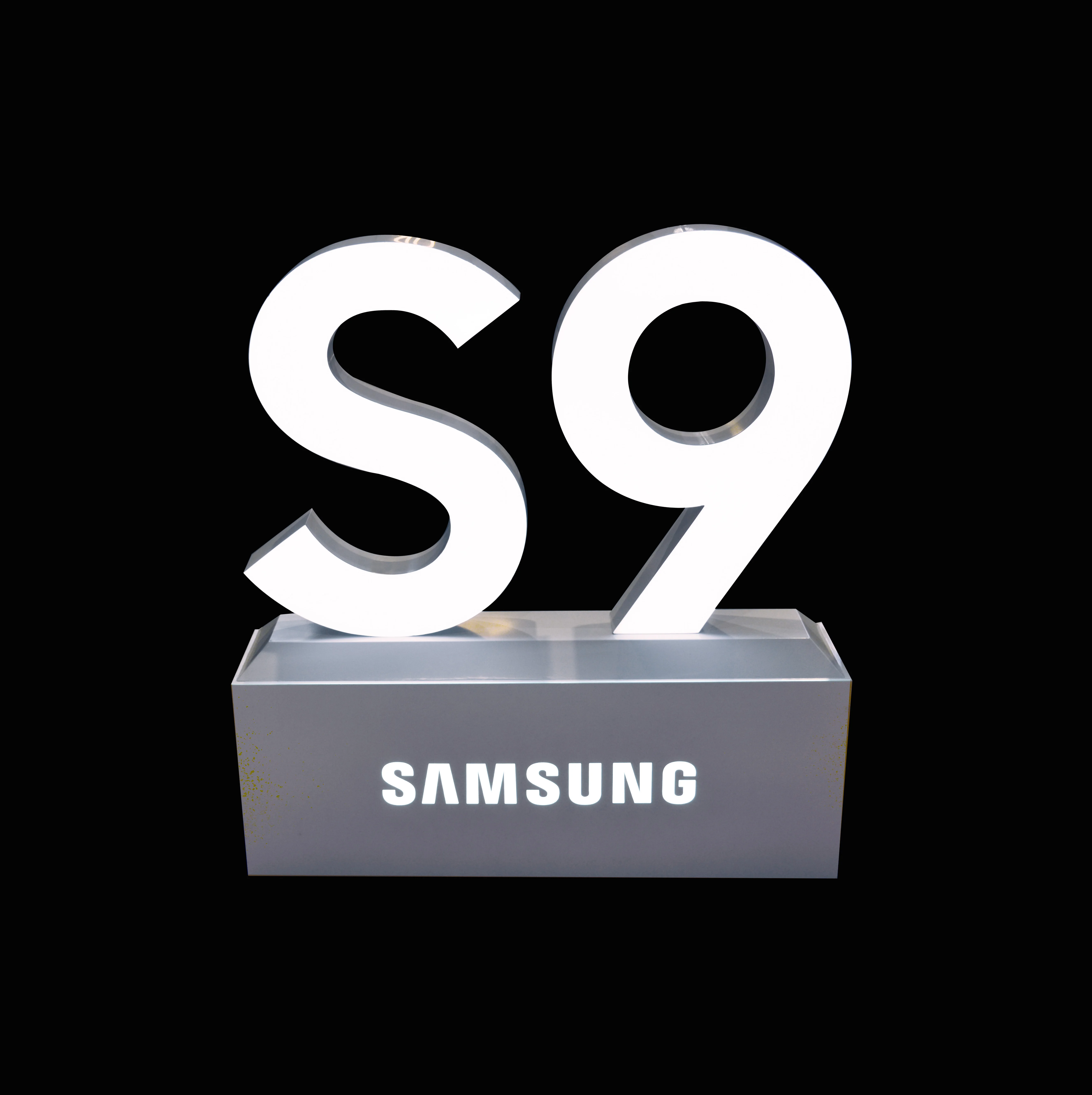 FOG advertising Counter display led signs office signs ABS floor standing led sign