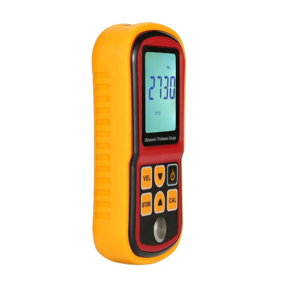 1.2~220mm low price ultrasonic thickness meter with 4-digital LCD display GM100/GM100+/GM130 ultrasonic thickness gauge
