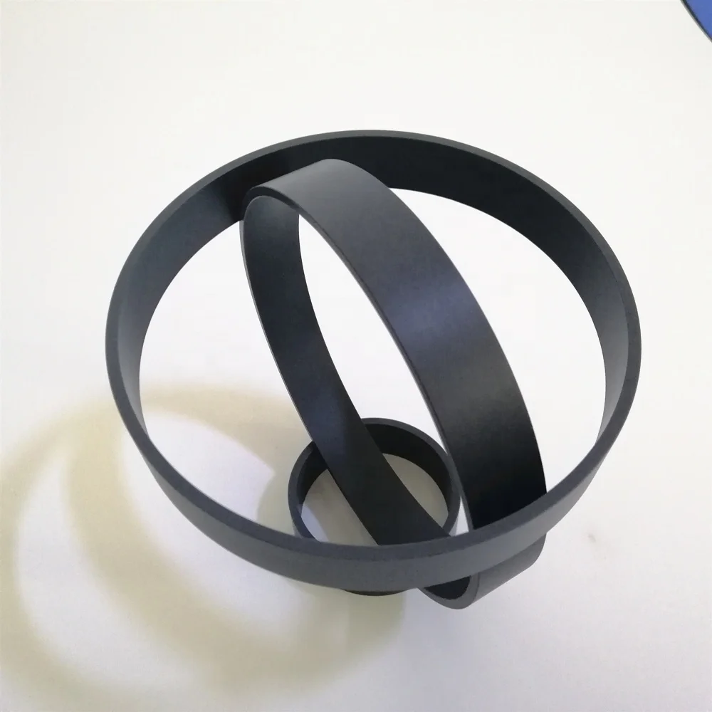 Образец свободно заполненное углеродом износостойкое кольцо PTFE диаметром 10 ~ 3000 мм уплотнение