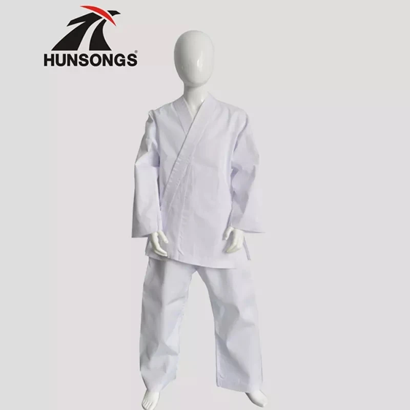 Order in ali baba from china Custom 100% cotton wkf approved karate uniforme coton