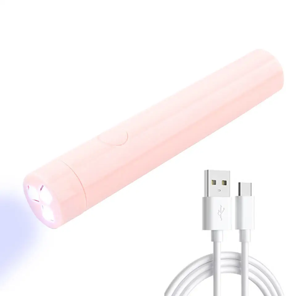 ZYC Portable  Quick Dry USB Machine Home Phototherapy Tools Professional UV LED Nail Lamp Mini Flashlight Pen Type