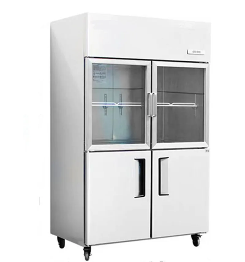 Отель Ресторан Кухня Холодильник инвертор горизонтальная морозильная камера витрина