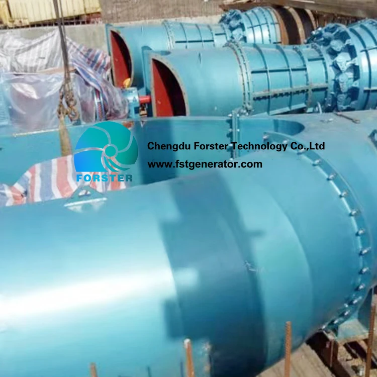 Micro Tubular Turbine Low Head Hydro Power Water Turbine Generator