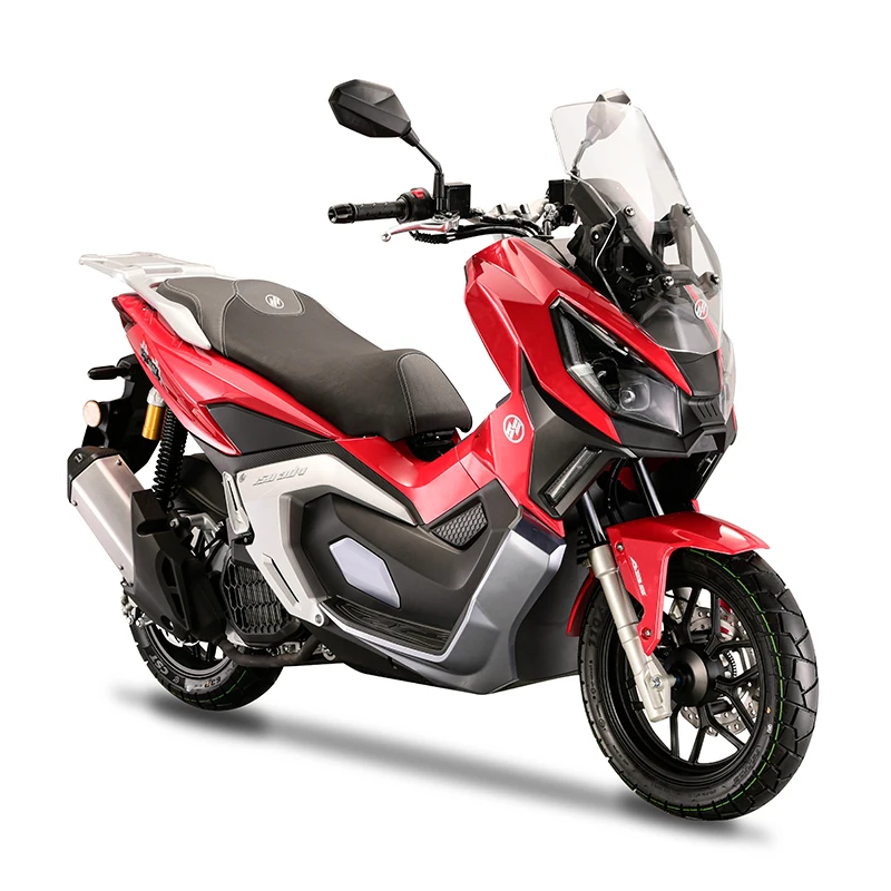 China New 4 Stroke Air Cooling Motorcycle Mopeds 150cc Gas Scooters Wholesale