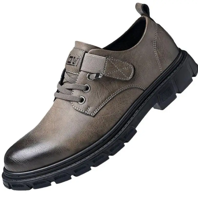 Оптовая продажа мужская кожаная обувь простая уличная спортивная для отдыха модное платье мужчин