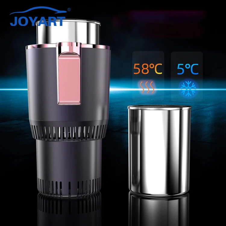 2 in 1 Multifunction Car Cup Cooler and Warmer Accessory 12 v Electric Car AC Cooling And Heating Smart Cup Holder