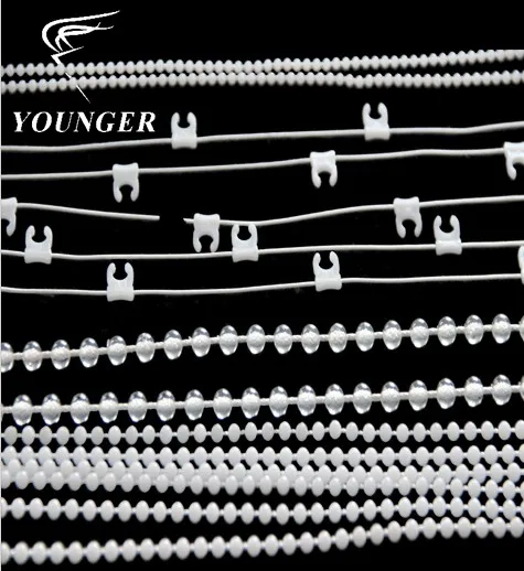 
 Пластмассовая нить для ювелирных украшений, шнур, круглые бусины, Шариковая цепочка, литьевая форма для вертикальных роликовых соединений, компоненты для штор  