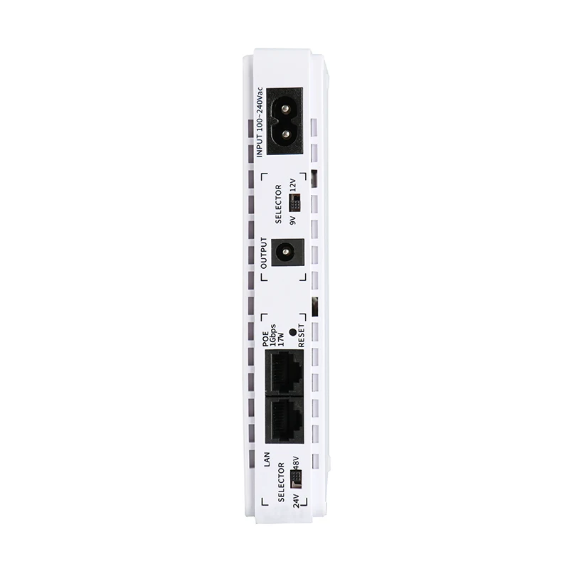 Manufacturer New Arrival POE430P-1000M-48V 9V 12V 24V 48V Mini DC UPS Gigabit POE Port 1Gbps