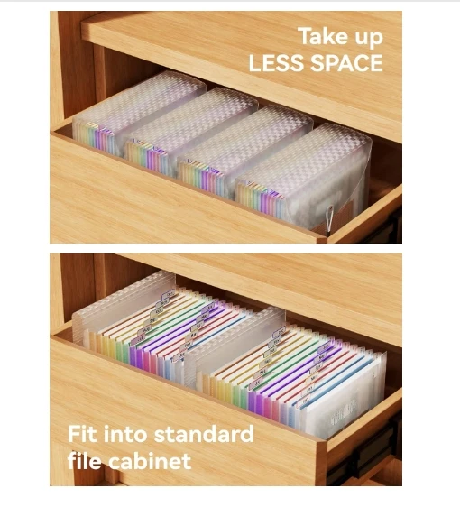 Portable Useful  Office file Organizer Pockets Accordion File Organizer Expanding File Folders