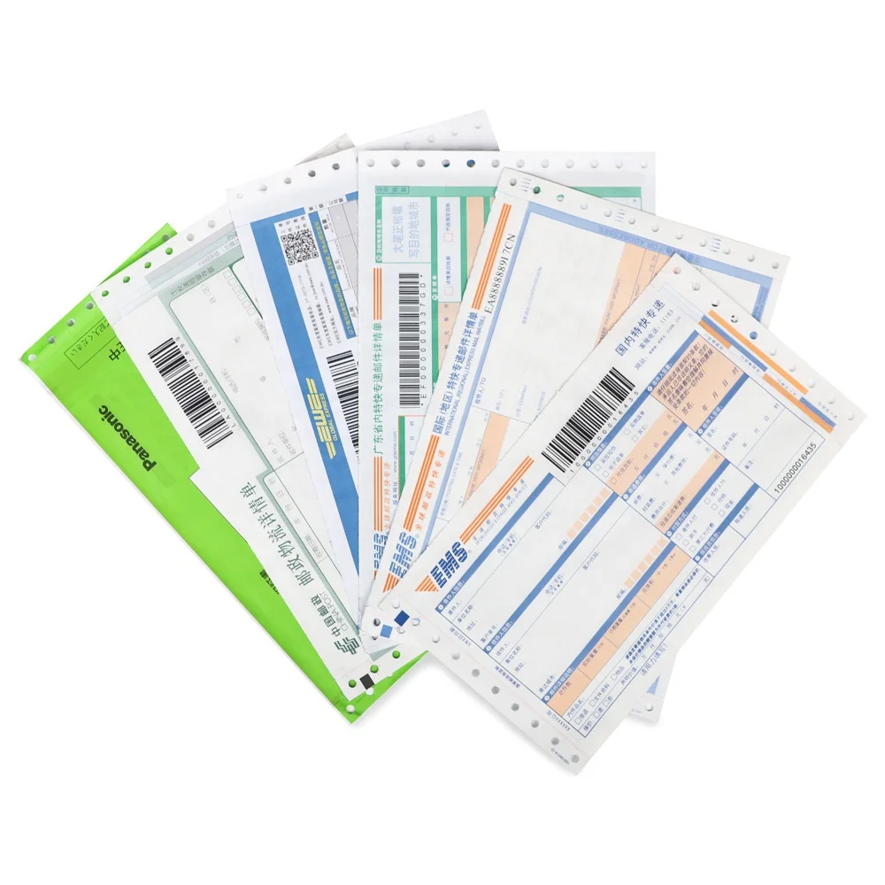 Wholesale Custom International Barcode Consignment Note Express Logistic Courier Shipping Dhl Air Waybill Fedex Air Waybill