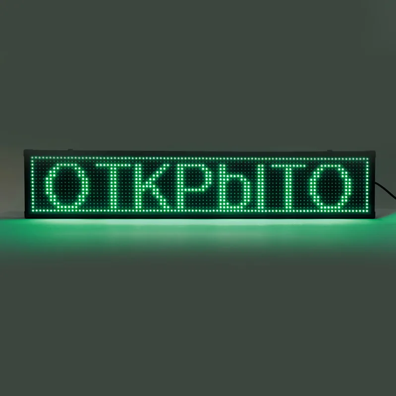 LED open sign digital screen graphic display shop window display