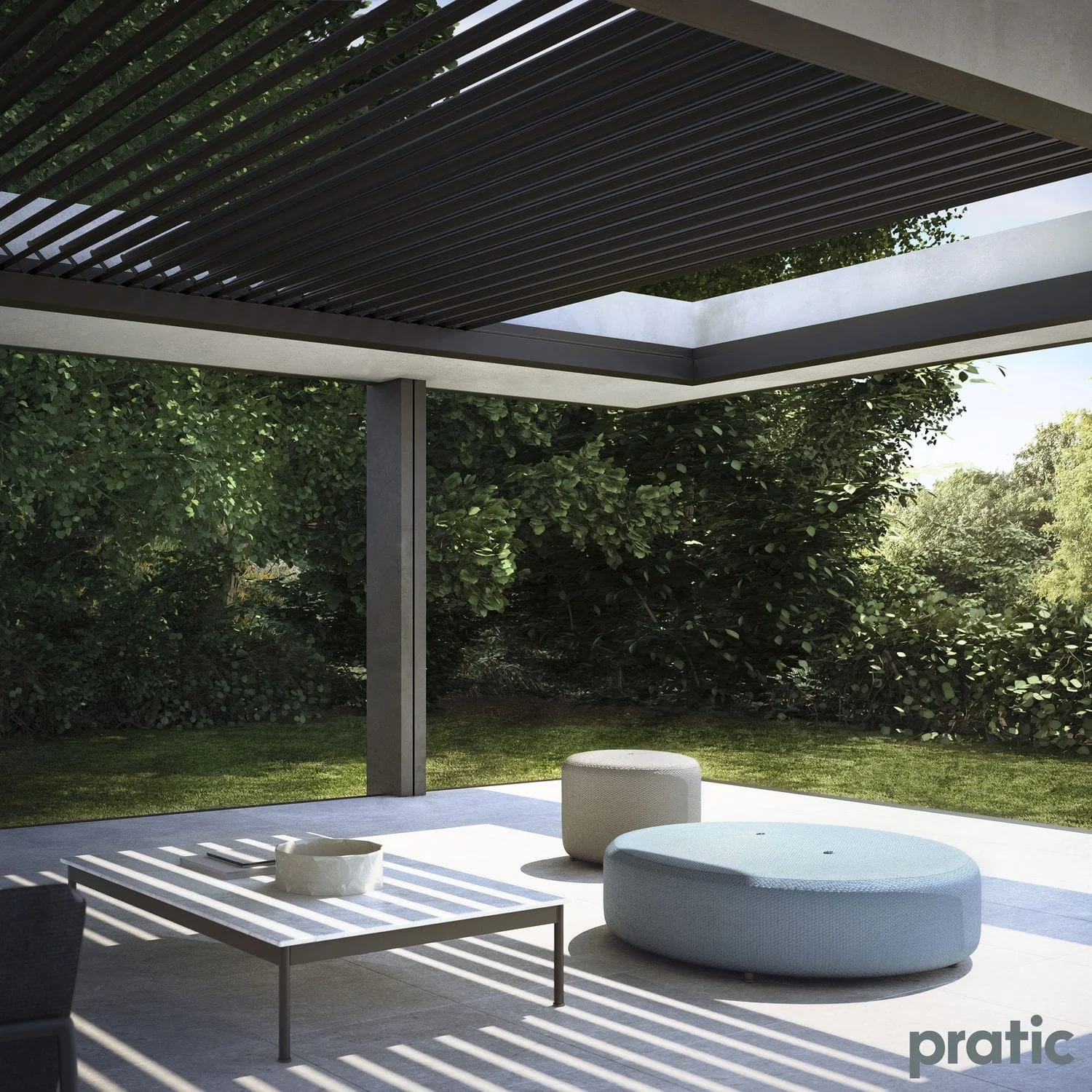 Waterproof Louver Roof System Kits Outdoor Gazebo Garden Bioclimatic Aluminium Pergola Custom Metal Beach Wood