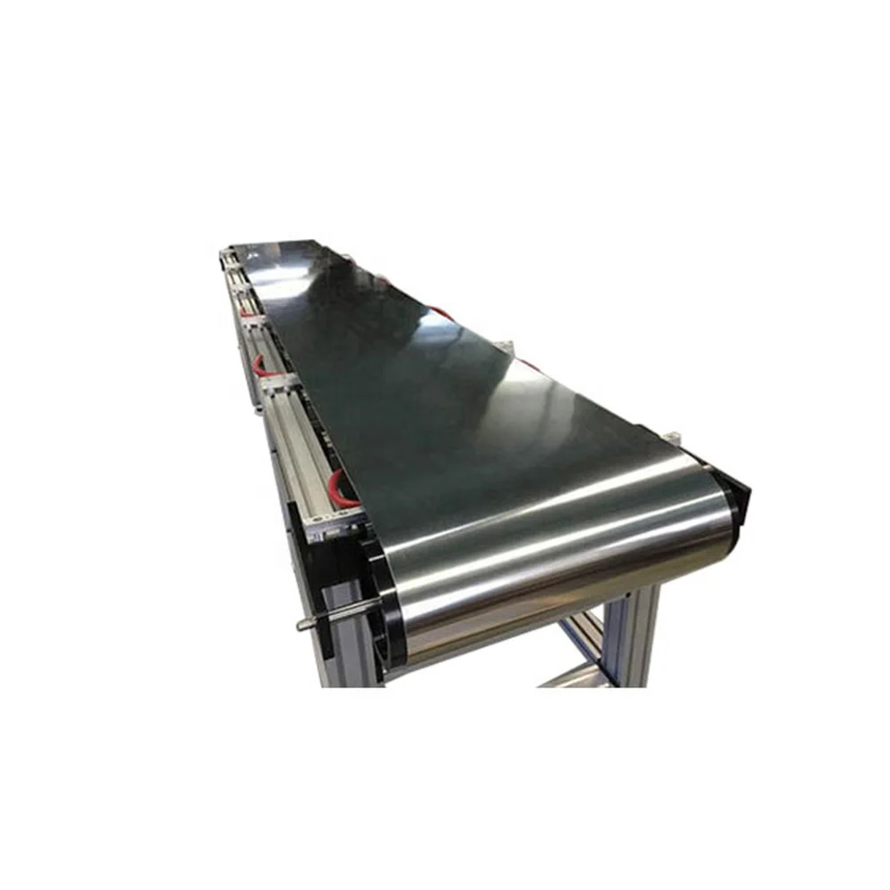 Плоский ленточный конвейер из ПВХ/конвейерная система для промышленной сборки, линия по производству пищевых продуктов
