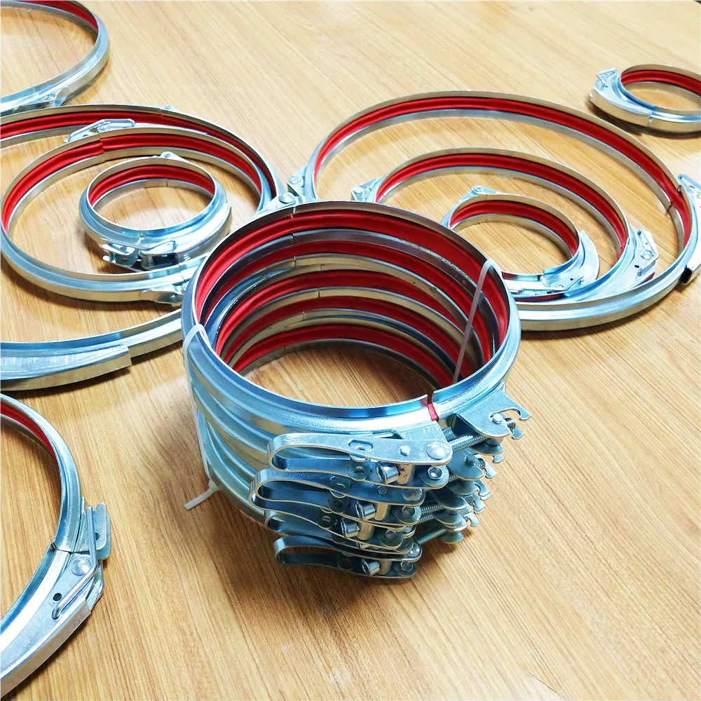 200mm Factory supply pipe clamp quick-fit clamp in stainless steel or carbon steel