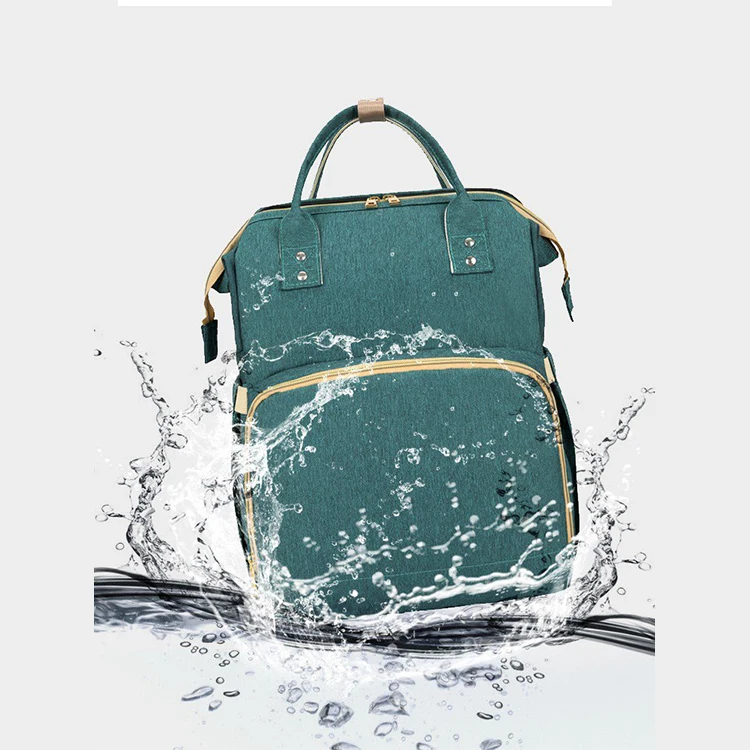 Fast Dispatch Diaper Baby Travel Bag  with Folding Crib Large Waterproof Mommy Nappy Backpack Travel Nursing