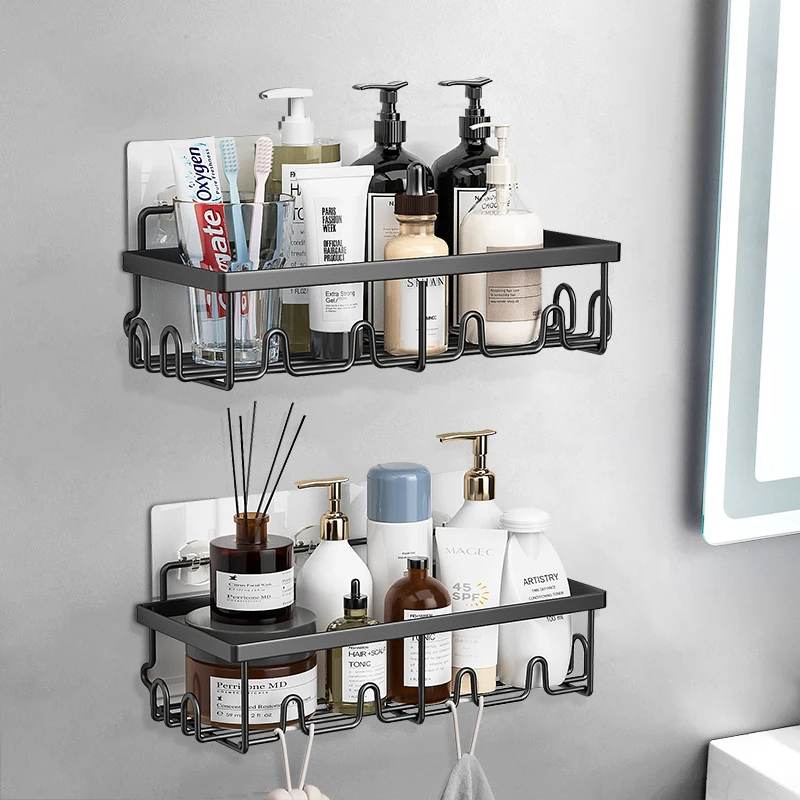 Best Sellers No Drilling Removable Wall Mounted Stainless Steel Shower Caddy Corner Shelves