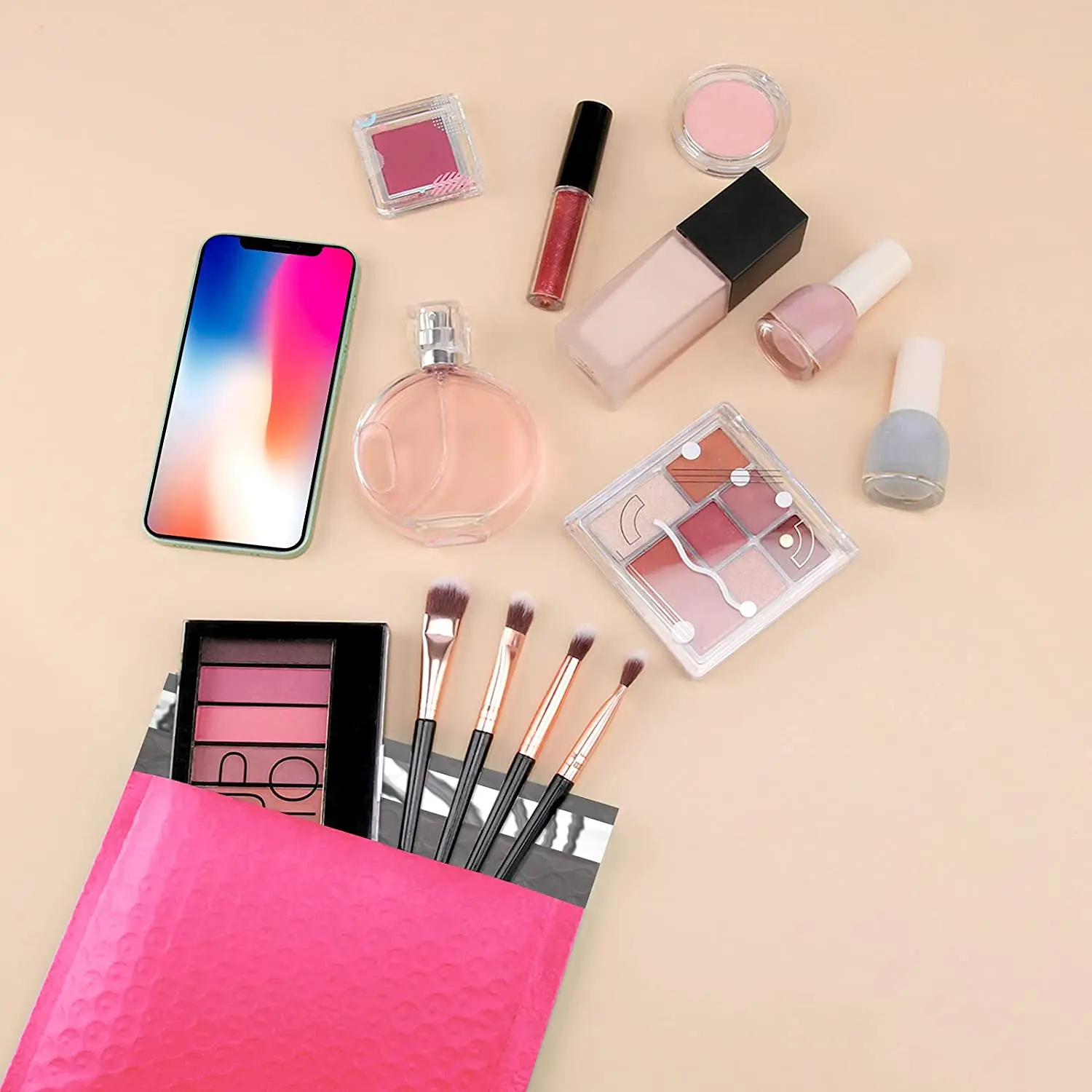 [USA Warehouse] Self Seal Custom Packing Bubble Mailers Shipping Envelope Air Padded Poly Waterproof Colored Bubble Mailer Bags