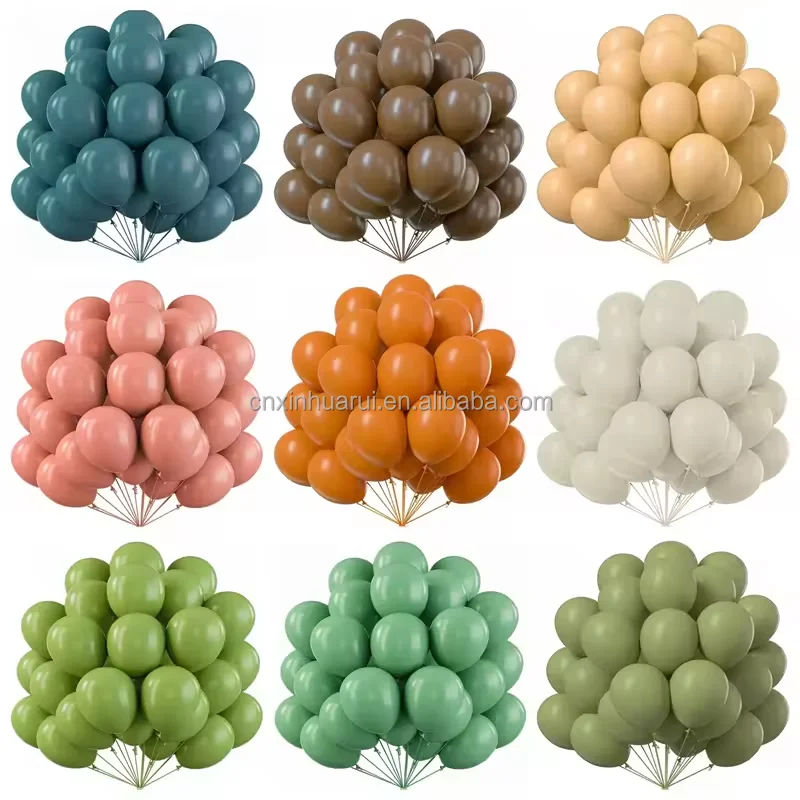 Supplier Wholesale 5/10/12/18 Inch Vintage Pearl Balloon Latex Round Balloon Party Decoration Retro Color Balloons