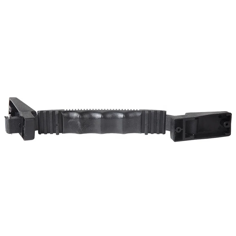 The factory directly produces the handle black on the plastic portable wooden box Handle luggage plastic for bag accessories