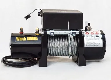 2000-12000lbs 12V 24V 4WD off road 4x4 car electric winch with rope