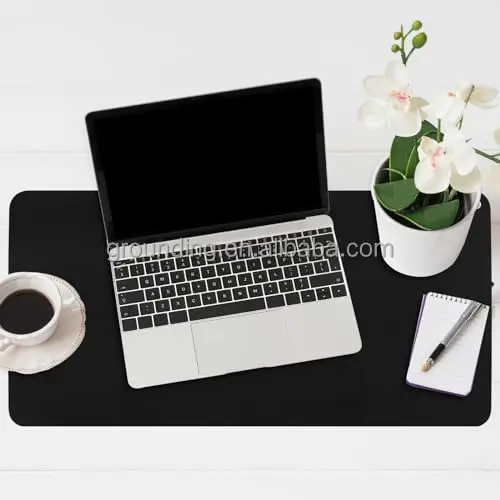 60*40cm ODM Pu Leather Sbr Foam Two Layers Antistatic Keyboard Pad Earth Mouse Pad