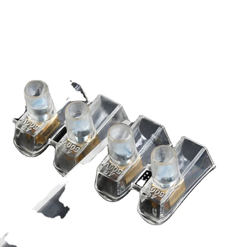 Jesiro Universal Widely Used Pc Housing Transparent Terminal Block 10 Position 1.5-16mm2 Brass Contact Connector Wire