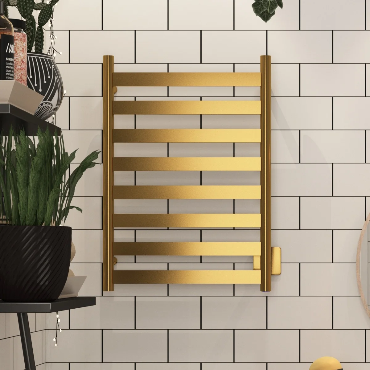 wall-mounted heater towel dryer bathroom electric towel warmer heated towel rack rail from manufacturer