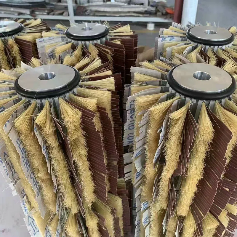 Sisal Sandpaper Roller Brush for Furniture and Wooden Grinding Polishing